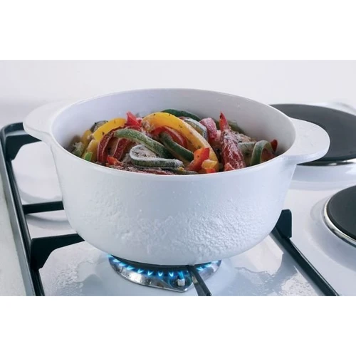 Каструля PYREX VITROCERAMIC кругла 2.2л + скляна кришка (P25A000): Матеріал корпусу кераміка