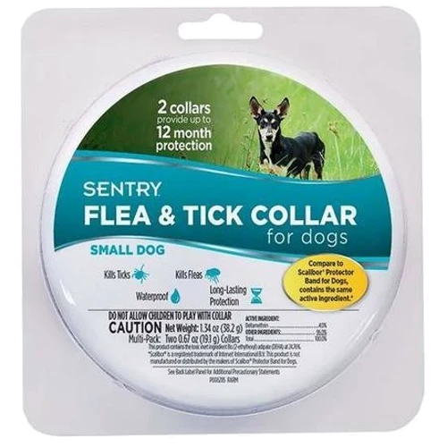 Ошейник от блох и клещей Sentry Flea&Tick Collar Small для собак малых пород 36 см 1 шт. в упаковке