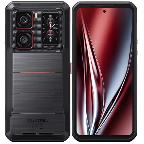 Смартфон Oukitel WP300 12/512Gb Grey: Дисплей 6.8" IPS (1080x2460) / 396 PPI / Corning Gorilla 5 + 1.47" AMOLED, роль дисплея выполняют смарт-часы