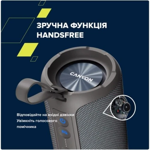 Акустика Canyon OnMove EQ 15W Beige (CNE-CBTSP15BG): Питание От аккумулятора, от сети