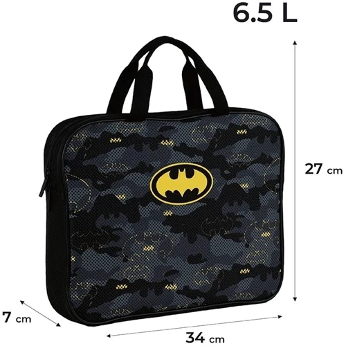 Шкільна текстильна сумка Kite A4 1 відділення 589 DC Batman (DC24-589): Тип Портфель