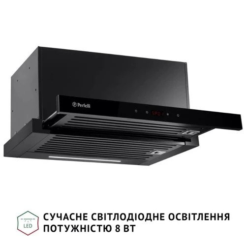 Вытяжка Perfelli ISEO 6PSF NERO: Материал корпуса металл