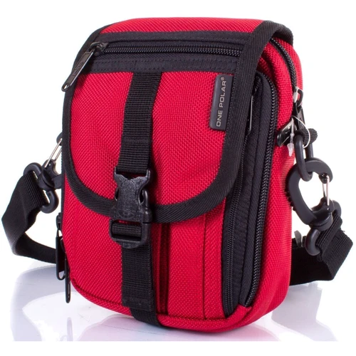 Мужская сумка через плечо Onepolar красная (W3120-red): Пол Мужской