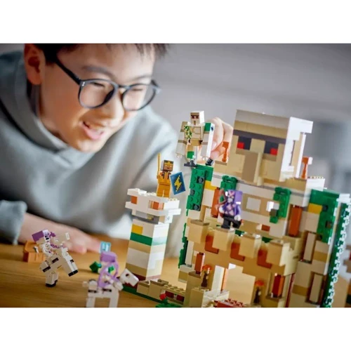 Конструктор LEGO Minecraft Крепость «Железный голем» 868 деталей (21250) фото 8