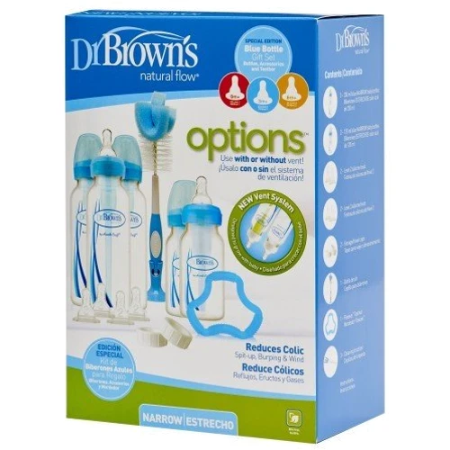 Стартовый набор для новорожденного Dr.Brown's голубой (SB05405-ESX): Возраст с рождения