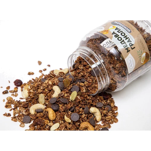 Гранола Oats&Honey Шоколадная 250 г (4820013333935): Вес нетто 250 г