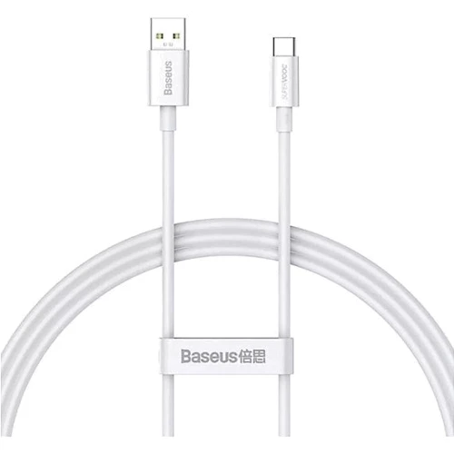 Кабель Baseus USB Cable to USB-C Superior Series Fast Charging Data 100W 1.5m White (P10320102214-02)