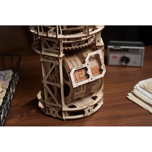 Механічний 3D пазл UGEARS Астроном настільний годинник з турбійоном (70162) фото 14