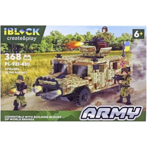 Конструктор Iblock Hummer, 368 элементов (PL-921-430)