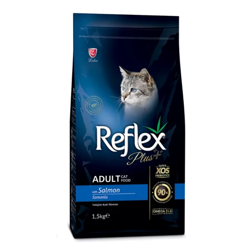 Сухой корм Reflex Plus для котов с лососем 1.5 кг (RFX-302)