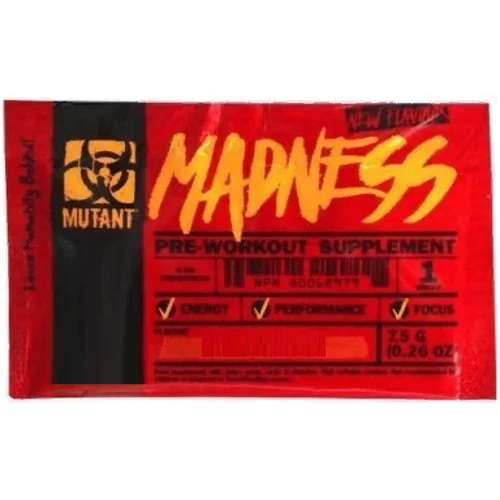 Mutant Madness 7.5 g /1 servings/ Blue Raspberry