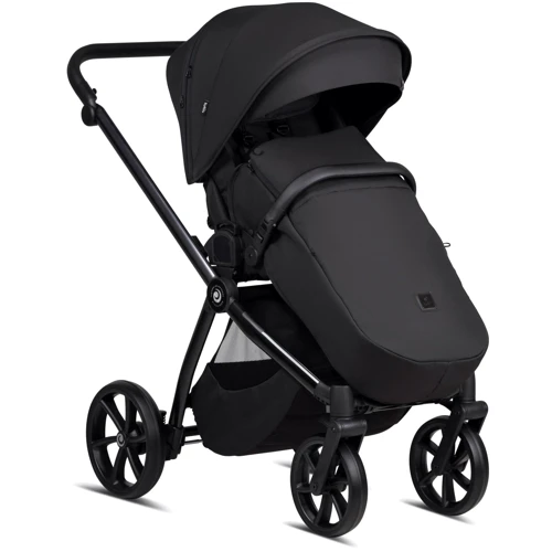 Универсальная коляска 2 в 1 Tutis Mio Plus Thermo Black Edition Obsidian (1352060): Материал колес резина (надувные)