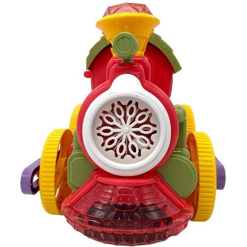 Каталка з мильними бульбашками LIER TOYS Паровоз синій (134-71A) фото 5