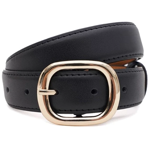 Женский ремень Borsa Leather черный (CV1ZK-112bl-black)