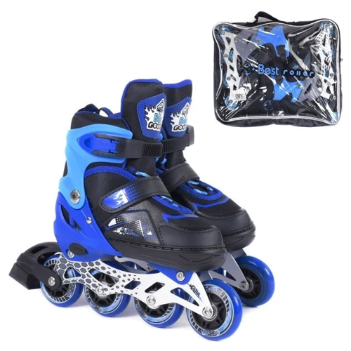 Ролики Mic Best Roller М с подсветкой синие (65988-M)