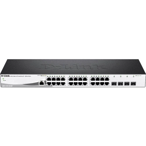 Мережевий комутатор D-Link DGS-1210-28/ME: Порти комбинированный