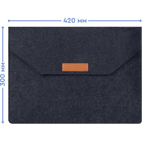 AirOn Premium Cover Envelope Black (4822356710623) for MacBook Pro 15/Pro 16: Тип аксессуара чехол