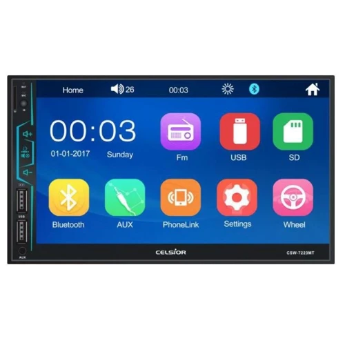Мультимедиа 2-DIN Celsior CSW-7223MT (без диска): Формфактор 2DIN