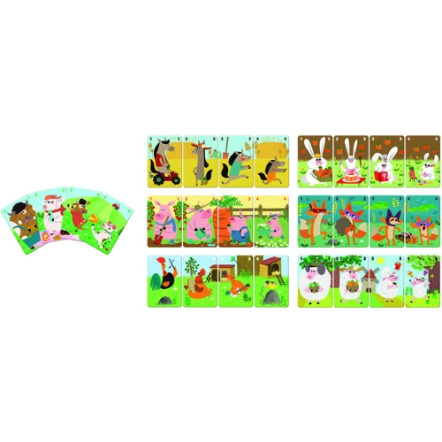 Настільна гра Janod Happy Families Ферма (J02756): Тип Дитячі