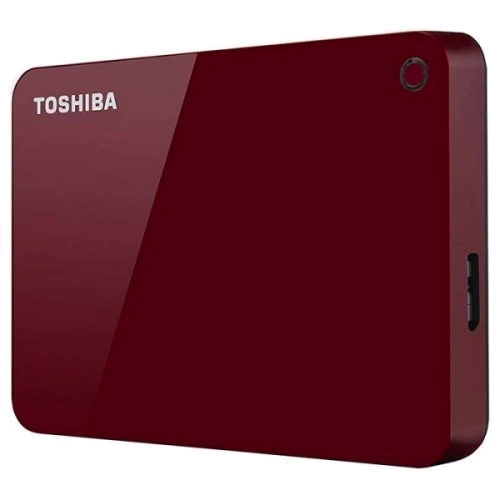 Внешний жесткий диск USB 2.0TB Toshiba Canvio Advance Red (HDTC920ER3AA): Размеры, мм 78 x 109 x 14