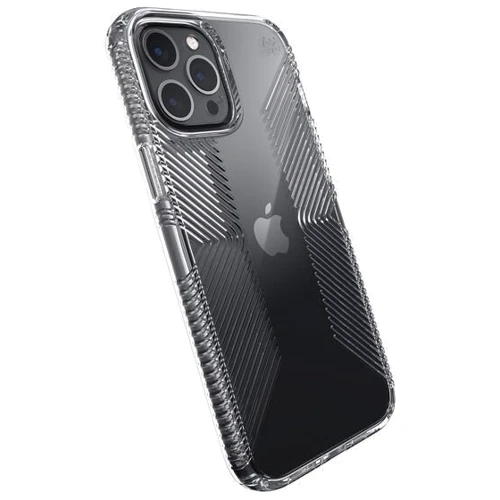 Чехол для iPhone Speck Presidio Perfect-Clear with Grips Case Clear (138506-5085) for iPhone 12 Pro Max: Цвет прозрачный
