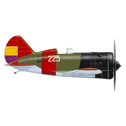 Истребитель ARK Models И-16 Супермоска ВВС Испанской республики фото 4