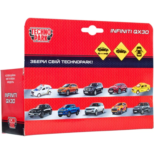 Автомодель - INFINITI QX30 (красный, 1:32)