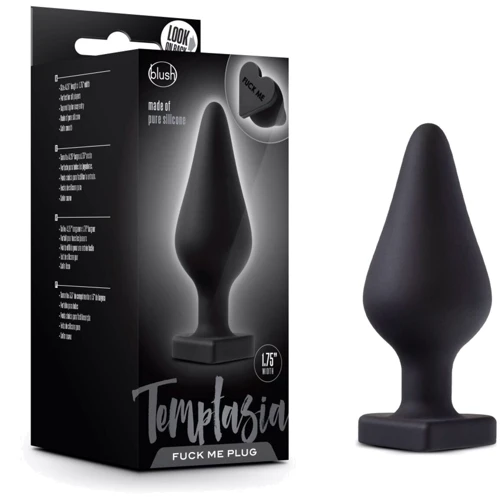 Анальная пробка Temptasia by Blush - Fuck Me Anal Plug - Black