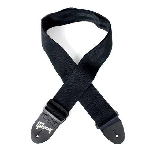 Ремень для гитары Gibson ASGSB-10 Regular Style 2 Safety Strap Jet Black