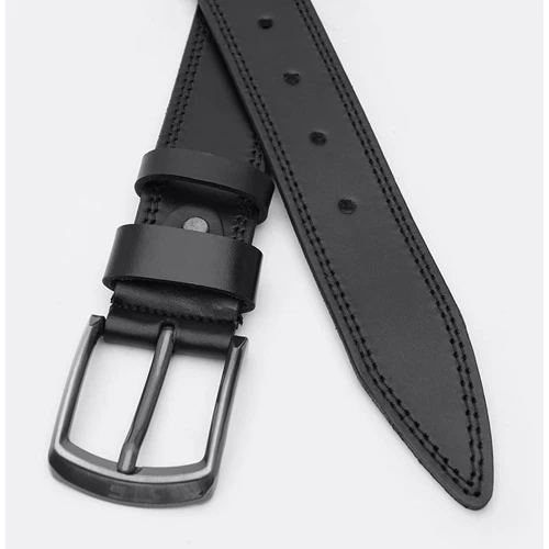 Мужской ремень Borsa Leather черный (V1115FX20-black): Пол Мужской