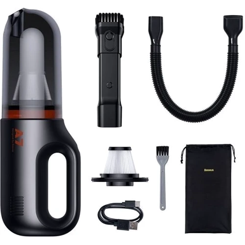 Пылесос Baseus A7 Car Vacuum Cleaner (Dark Gray) (VCAQ020213): Максимальная мощность 80 Вт
