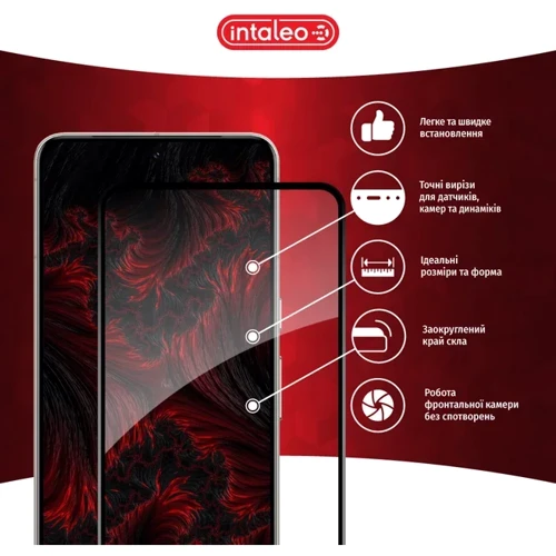 Intaleo Tempered Glass Full Glue Black for Google Pixel 8: Тип защитное стекло