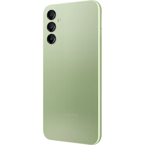 Смартфон Samsung Galaxy A14 4/128GB Light Green A145F: Камера Тройная 50 МП (f/1.8) + 5 МП (f/2.2) + 2 МП (f/2.4) / LED вспышка / HDR / Панорама / Фронтальная 13 МП (f/2.0)