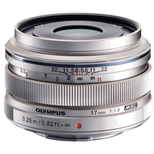 Объектив для фотоаппарата Olympus ZUIKO DIGITAL 17mm f/1.8 Silver (V311050SE000)