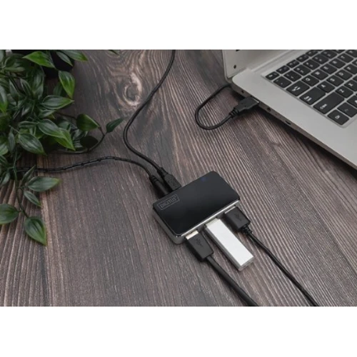 Адаптер Digitus Adapter USB to 4хUSB Black (DA-70220) фото 5