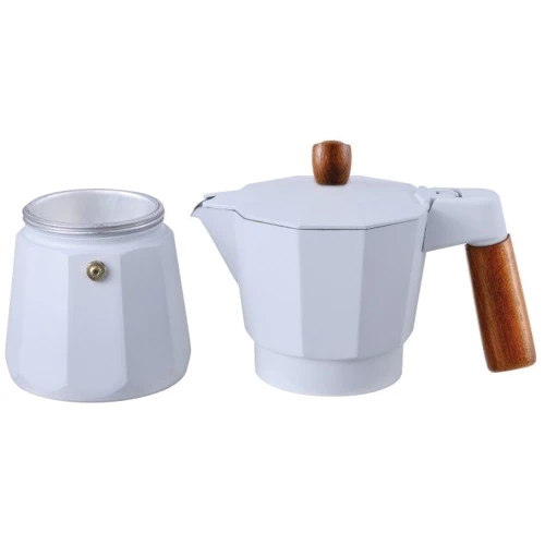 Кавоварка гейзерна Bergner Naturally 6 чашок (BG-38191-WH): Колір белый