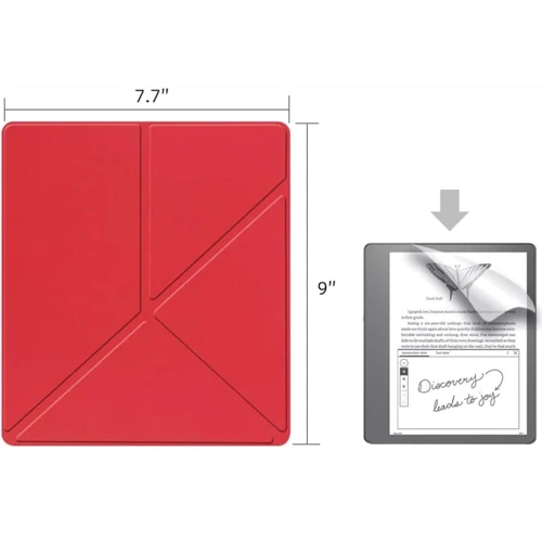 Аксессуар к электронной книге BeCover Ultra Slim Origami Red for Amazon Kindle Scribe (712581): Тип Обложка для электронной книги