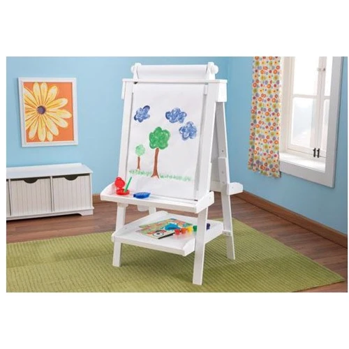 Доска для рисования KidKraft Deluxe Wooden Easel - White (62040)