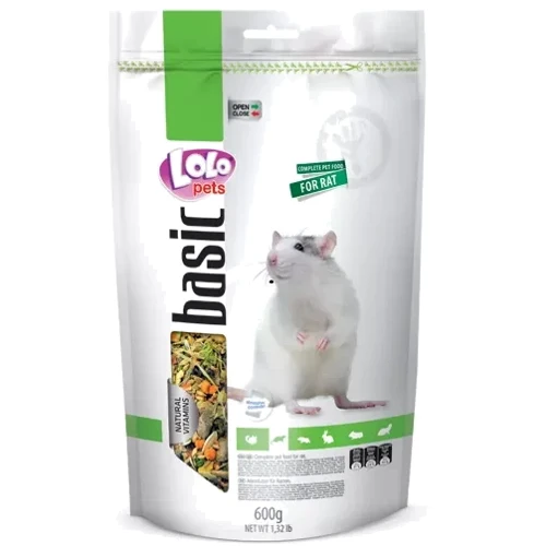 Корм для декоративных крыс Lolopets 600 г (LO-70154)