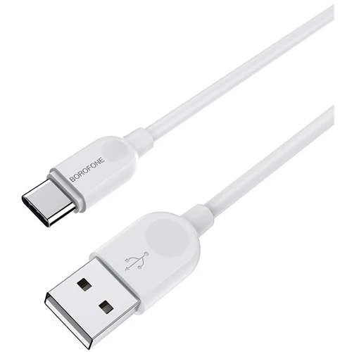 Кабель Borofone USB Cable to USB-C 1m White (BX14)