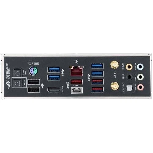Asus ROG Maximus XI Gene Z390 Gaming Motherboard (LGA1151) (90MB10E0-M0AAY0): Роз'єми на задній панелі USB 3.1 Gen 2, S / PDIF (оптичний)