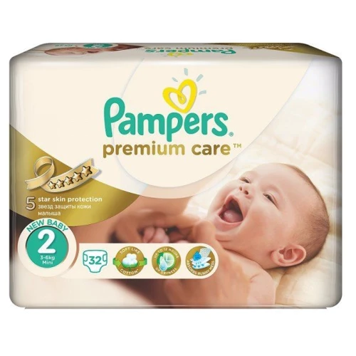 PAMPERS Premium Care Mini (3-6 кг) 32 шт.