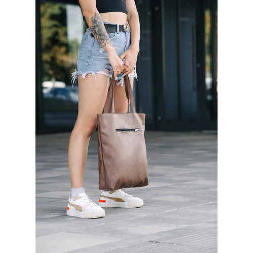 Жіноча сумка шоппер Sambag Shopper коричнева (93220061): Тип Сумки