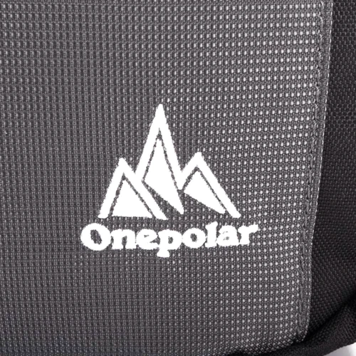 Мужская сумка через плечо Onepolar серая (W3023-grey): Тип ручки Со съемным ремнем, Плечевой ремень, Короткая ручка