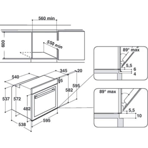 Духовой шкаф электрический Whirlpool AKZM 8480 NB: Класс энергопотребления A+