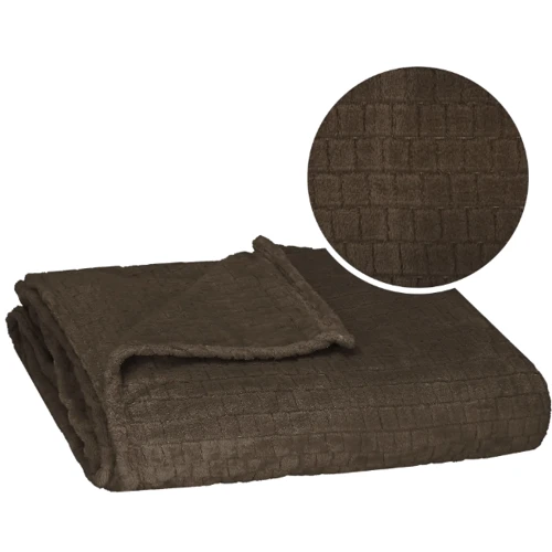 Плед Springos Extra Soft 130x180 см коричневый (HA7109) фото 5