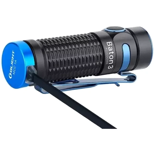Ліхтар туристичний Olight Baton 3 Black (2370.33.21): Кількість режимів 6