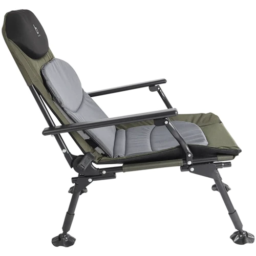 Крісло розкладне Bo-Camp Carp Black/Grey/Green (1204100): Максимально допустиме навантаження 150 кг