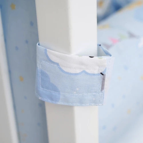 Постельный комплект Twins Sky 4060-TS-04 blue 6 эл. голубой