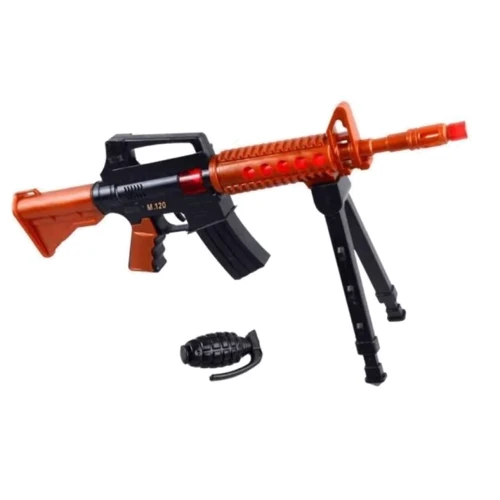 Автомат с ножками и гранатой Golden Gun М120 805GG: Тип пистолет, автомат